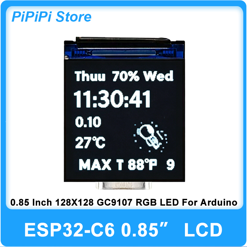 Sd Card Module - ESP32 C6 0.85インチ 128X128 IPSスクリーン開発ボード RISC