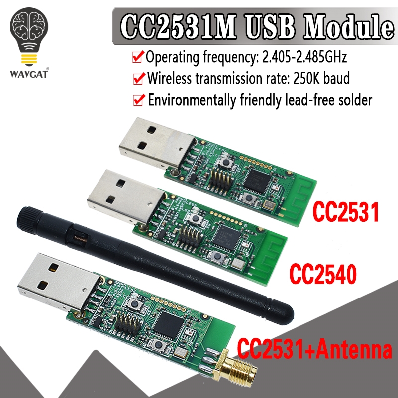Zigbee Cc2531 - ワイヤレスzigbee cc2531 cc2540,ベアボードパケットプロトコルアナライザー,USBインターフェース,ドングル,パケットモジュール
