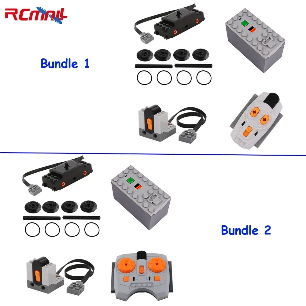 Ir Remote Module - パワーファンクションパーツ用列車線路モーター赤外線スピードリモコンレシーバーバッテリーボックスレゴ用ビルディングブロック
