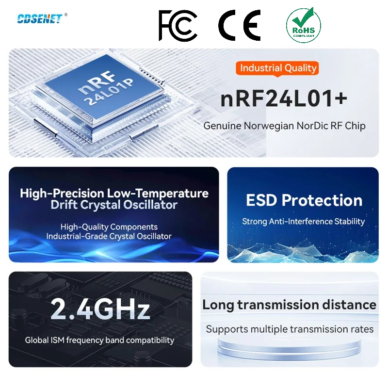 Nrf24L01 - 2 個 nRF24L01+ PA LNA 2.4GHz
