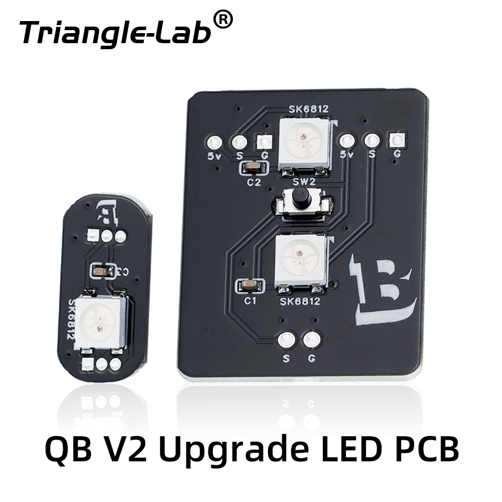 Neopixel - トライアングルラボ ® 未溶接のQuattroBox V2アップグレードPCB RGB LEDレーンボタンは、オリジナルのNeopixels