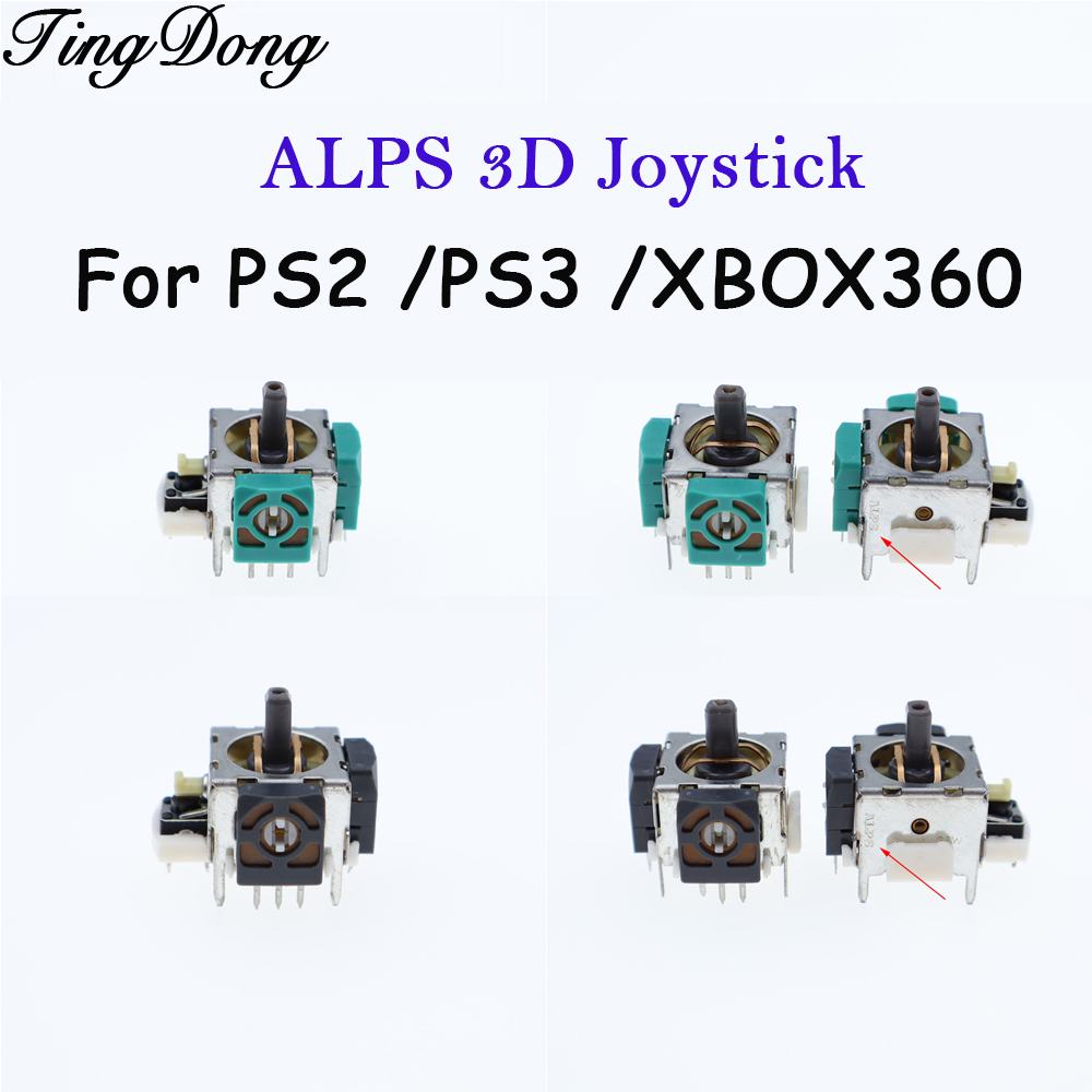 Joystick Module - 1/2/6/10/20個入り ALPS 3Dジョイスティック PS2/PS3/Xbox360コントローラー用交換品 ジョイスティックセンサーモジュール 3ピンポテンショメーター