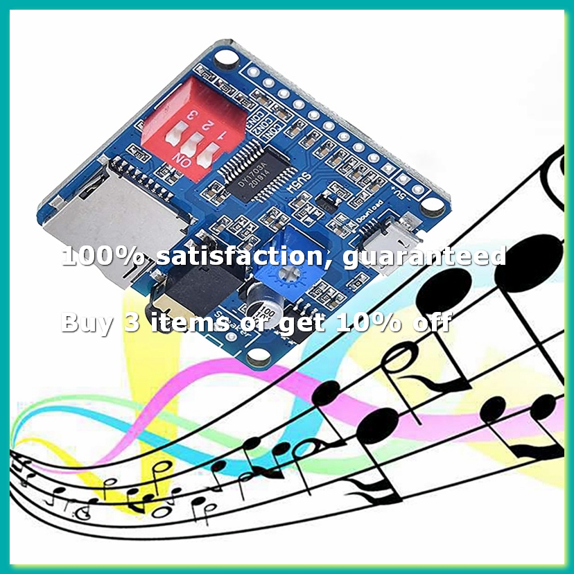 Sd Card Module - DY-SV5W MP3 音楽プレーヤー用音声再生モジュール 音声再生アンプ 5W SD/TF