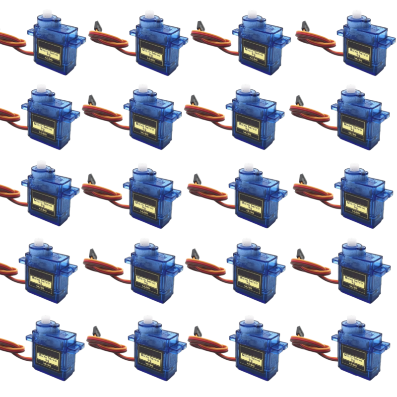 Servo Sg90 - 固定翼飛行機マイクロサーボ,ミニサーボモーター,450ヘリコプター,sg90,9g, 180, 360度,2個,4個,8個,20個