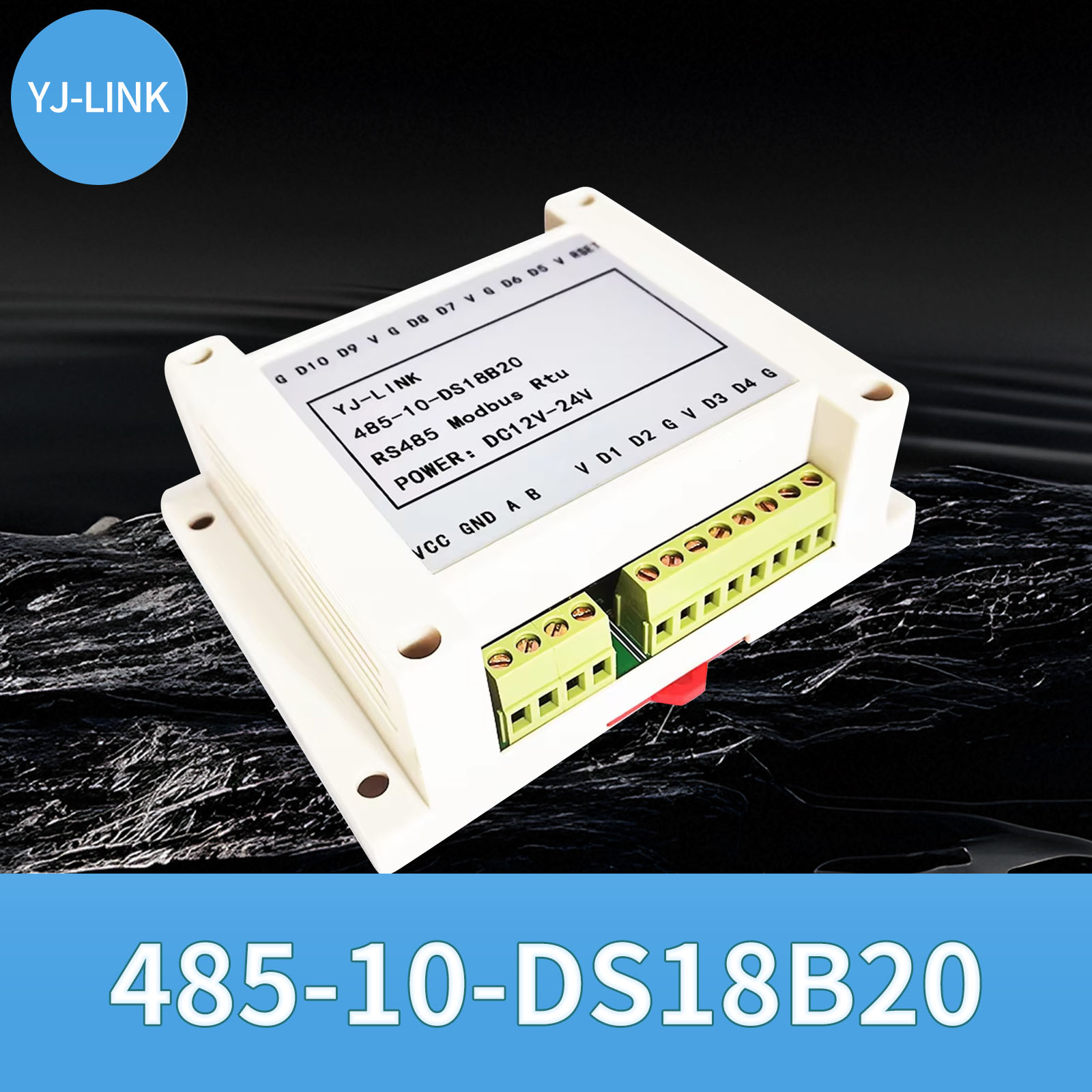 Ds18B20 - Ds18b20温度取得モジュール、rs485、modbus、rs485、通信、10チャンネル