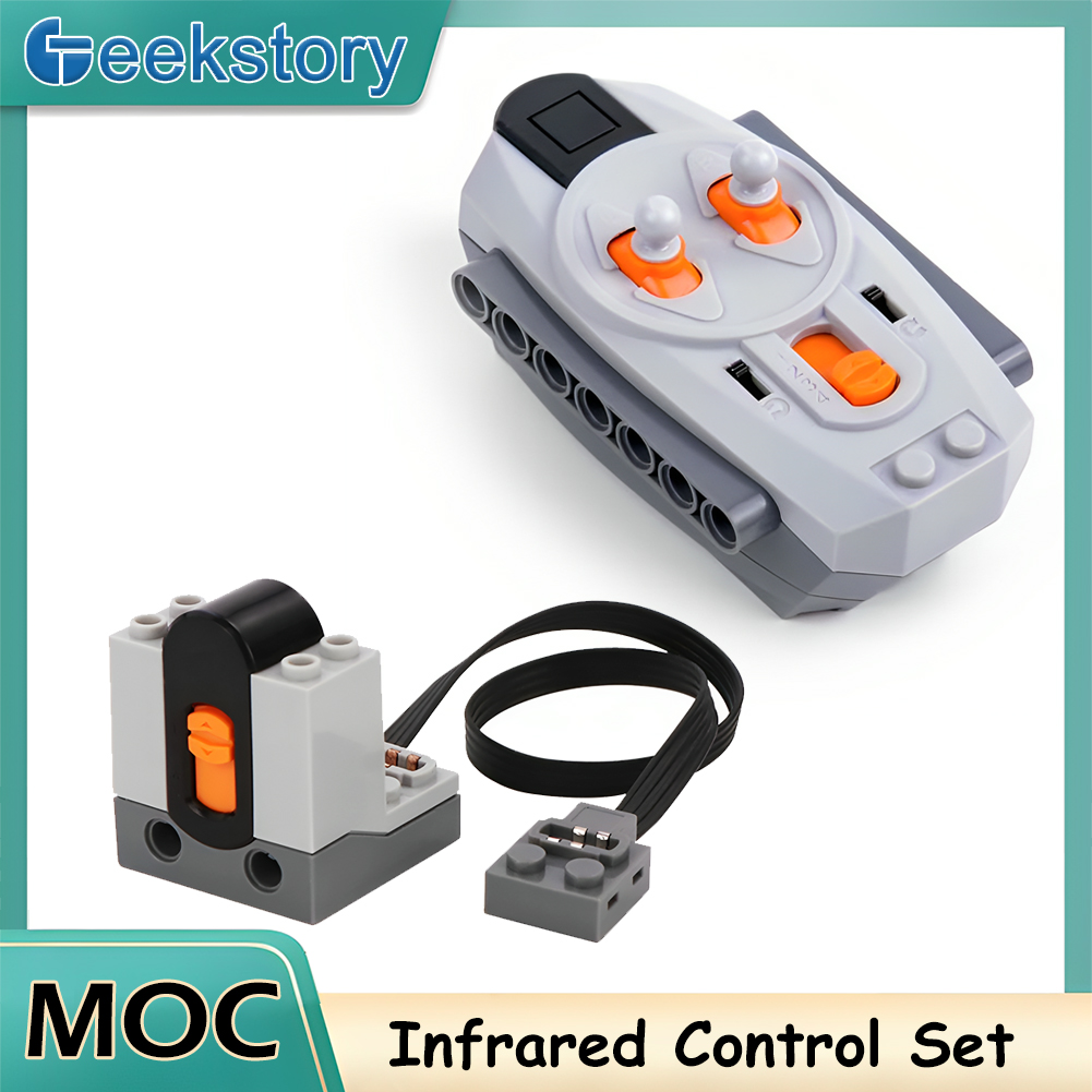 Ir Remote Module - テクニカル MOC 電源機能部品赤外線リモコン受信機セット 8879 8884 レゴビルディングブロックおもちゃ