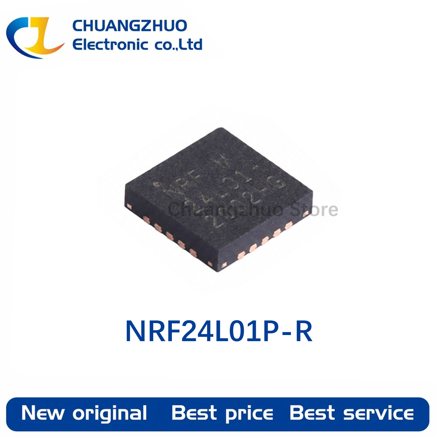 Nrf24L01 - 1個 CZYX製 NRF24L01P-R 2.4GHz RFトランシーバーIC 2Mbps