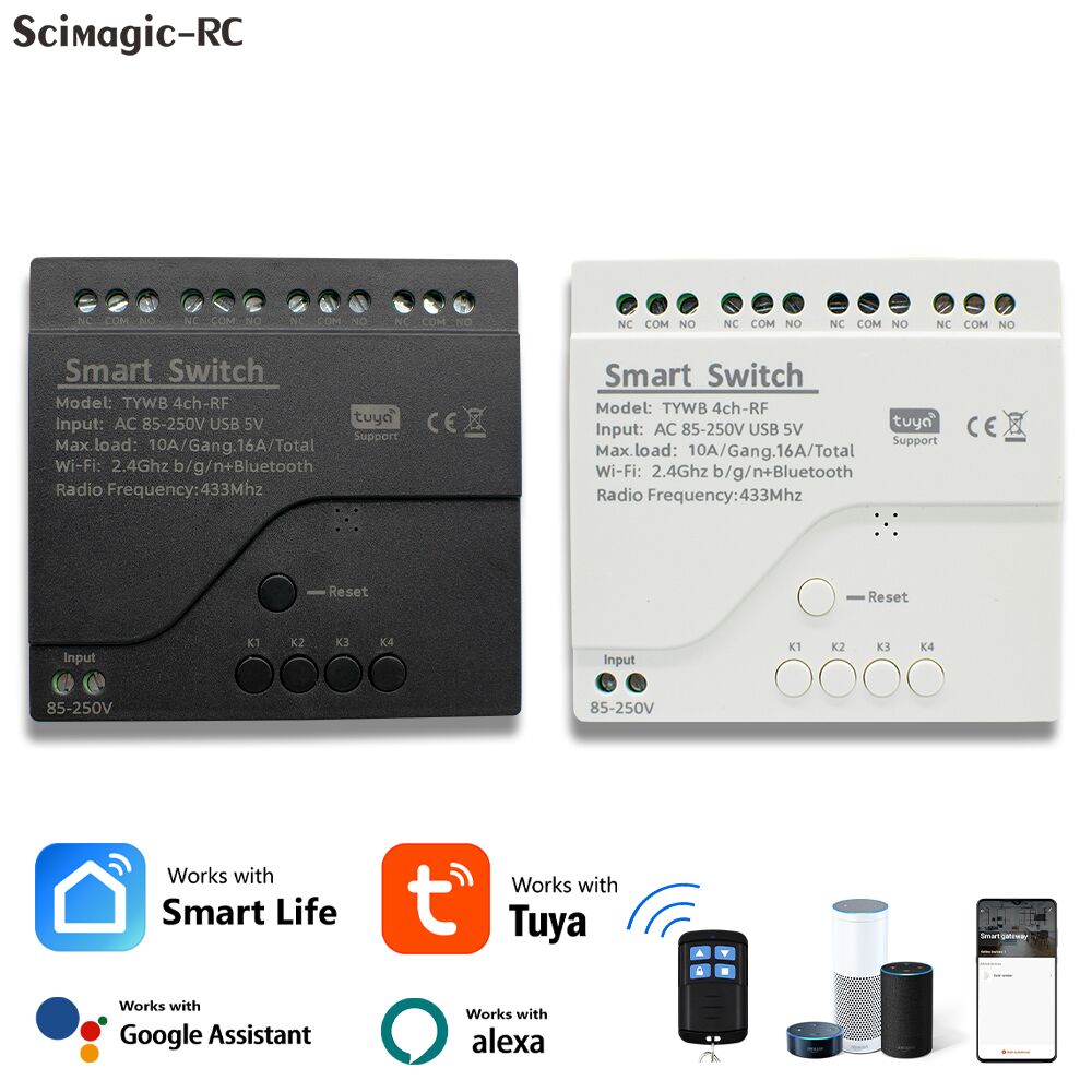 Ir Remote Module - 4CH Tuya スマートWiFiスイッチモジュール 12V 24V 220V