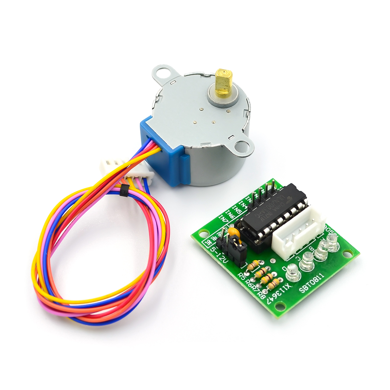 Stepper Motor 28Byj - 5V ステッピングモーター 28BYJ-48 + ULN2003 ドライバーテストモジュール