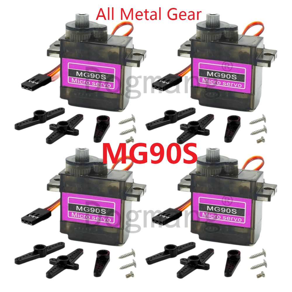 Servo Sg90 - MG90S サーボ 1/2/4/10/20/50 個オールメタルギア 9 グラム