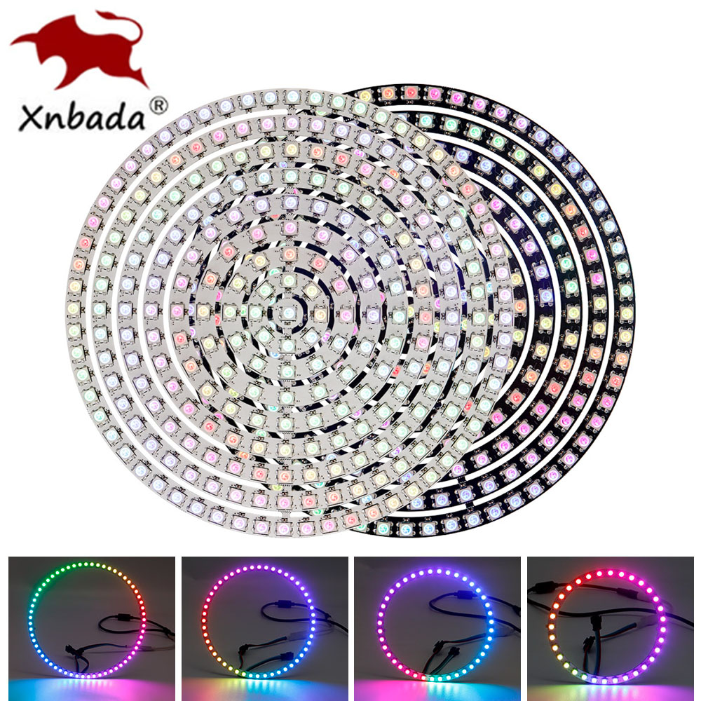 Neopixel - WS2812B RGBIC LED リング個別にアドレス指定可能 WS2812 ラウンドモジュール