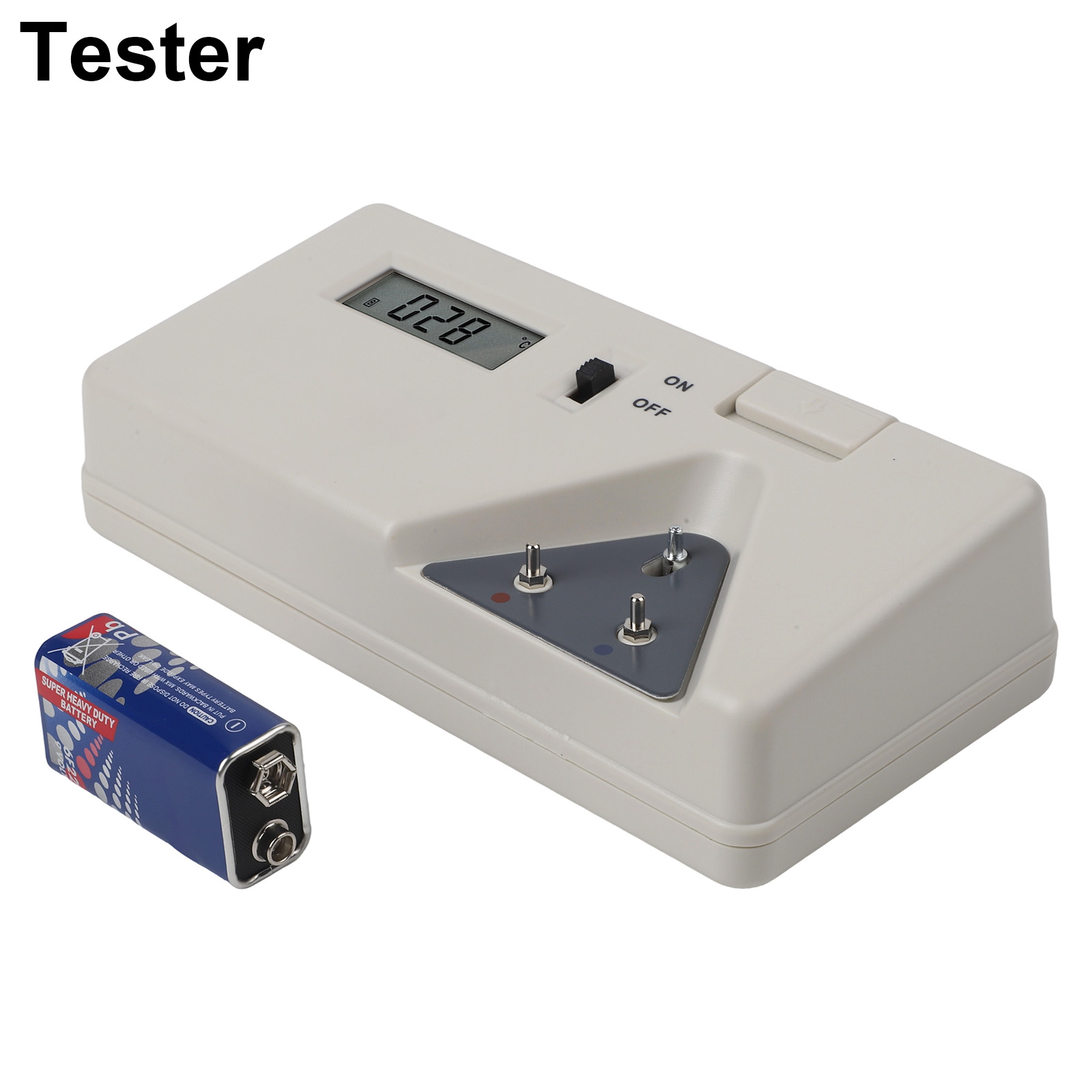 Soldering Iron Temperature Probe - 191 はんだごて先温度計 0℃～600℃ デジタル表示 K型熱電対センサー付き 溶接ステーション試験装置用