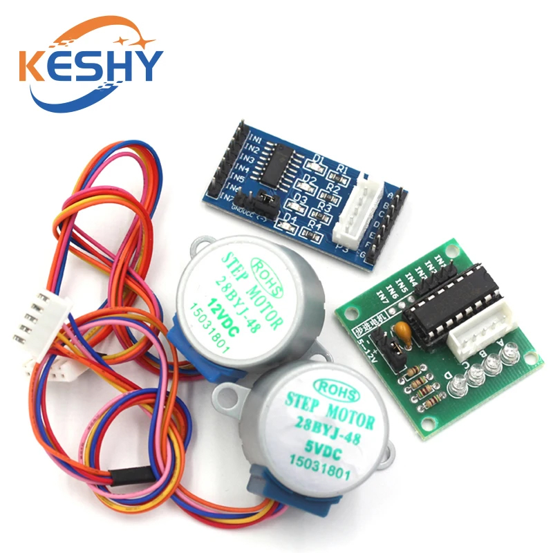 Stepper Motor 28Byj - 5V 4 相 28BYJ-48 DC ギアステップステッピングモーター