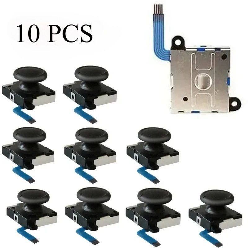 Joystick Module - 10 ピース/セット交換用アナログジョイスティックサムスティックボタンモジュールニンテンドースイッチジョイオンコントローラ左/右アナログジョイスティック