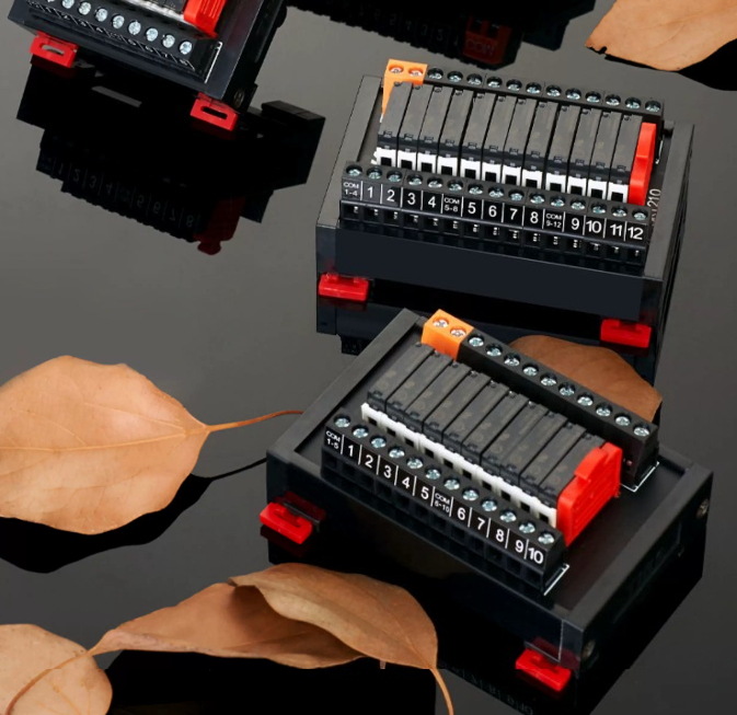 SK/SY リレーモジュール PLC アンプ DIN レール - Relay Module 4 Channel のレビューと価格