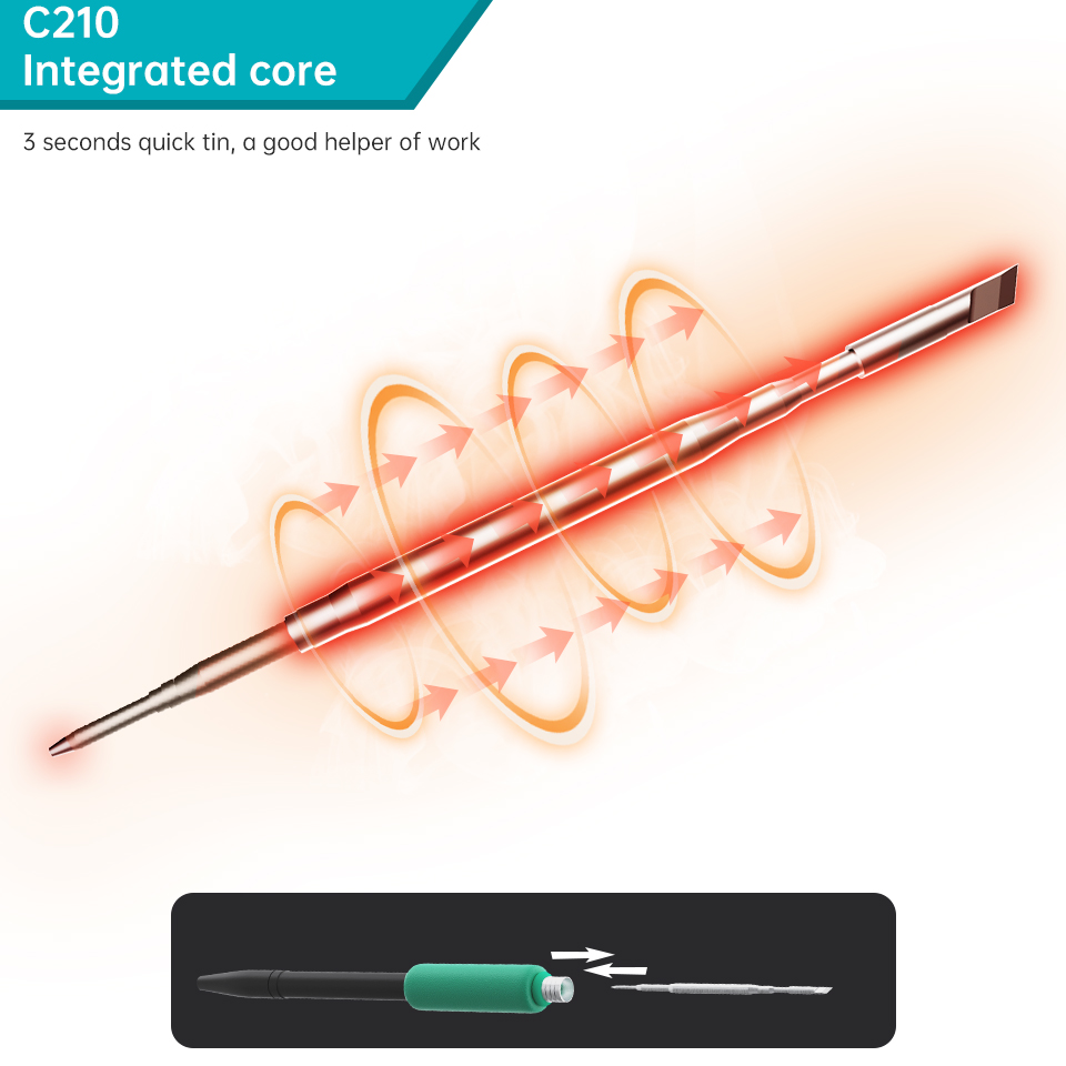 Bakon ポータブルデジタルスクリーンはんだ付けステーショ - Soldering Iron Temperature Probe のレビューと価格