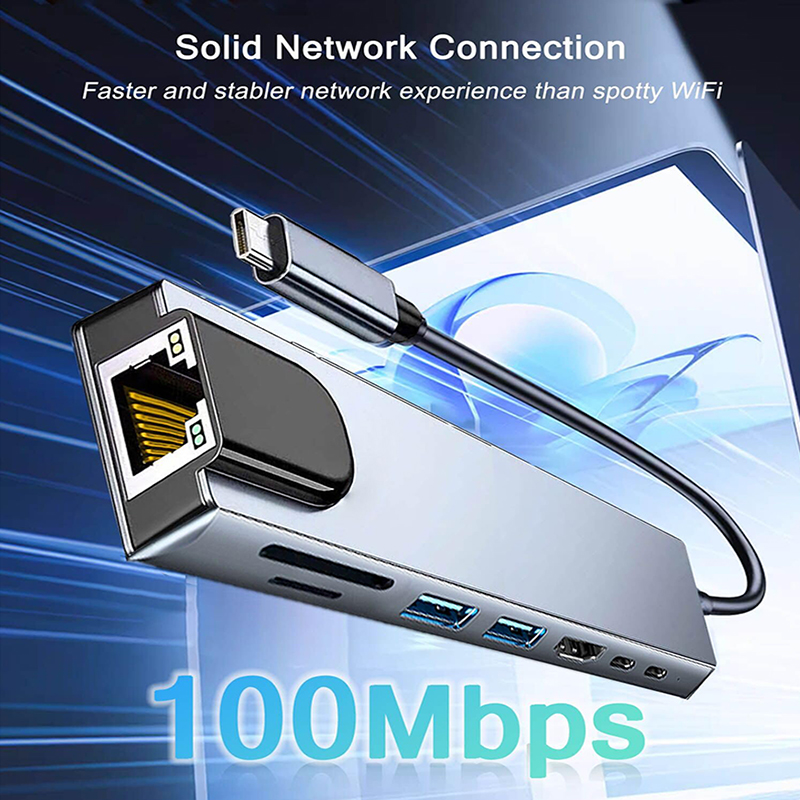 8 In 1 USB Type C ハブ MacBook P - Sd Card Module のレビューと価格