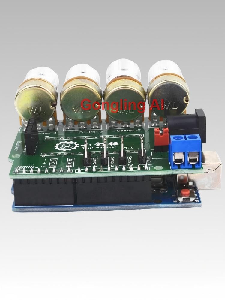 4 チャンネルノブサーボコントローラーシールドボードポテンシ - Servo Sg90 のレビューと価格