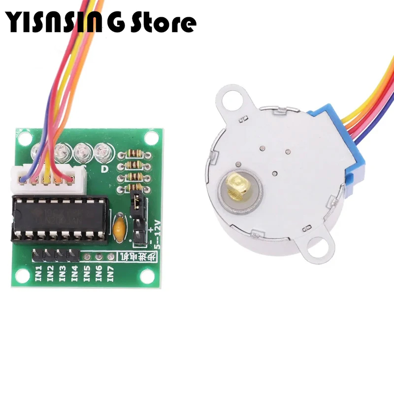 5V 4相28BYJ-48 DCギアステップモーター ULN - Stepper Motor 28Byj のレビューと価格