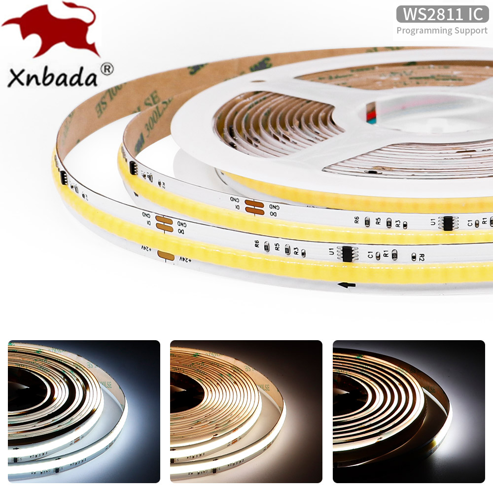 COB SPI WS2811 IC CCT LED ストリッ - Neopixel のレビューと価格