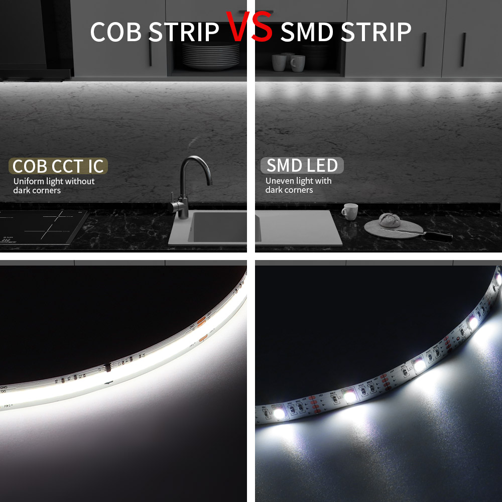 COB SPI WS2811 IC CCT LED ストリッ - Neopixel のレビューと価格