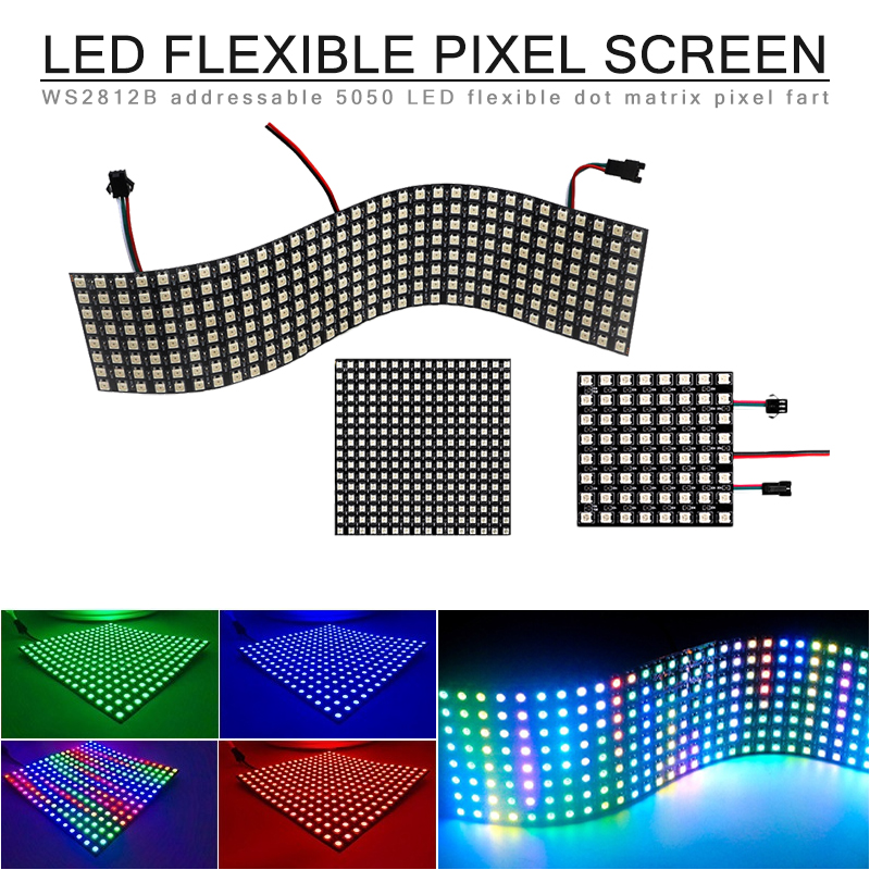LEDデジタルピクセルスクリーン WS2812B SMD 5 - Ws2812B のレビューと価格
