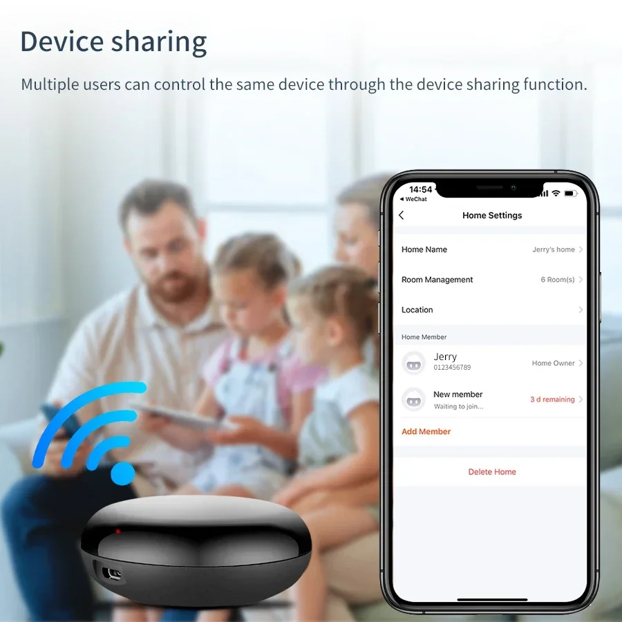 Tuya WiFi スマートユニバーサル IR リモコン D - Ir Remote Module のレビューと価格
