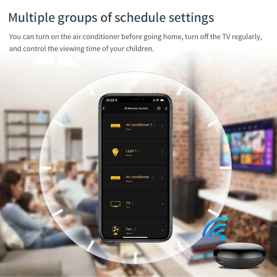 Tuya WiFi スマートユニバーサル IR リモコン D - Ir Remote Module のレビューと価格