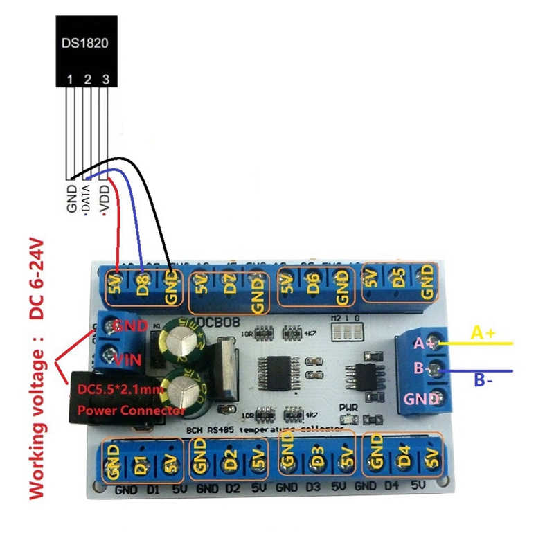 Eletechup-温度制御センサー,デジタルモジュール,m - Ds18B20 のレビューと価格