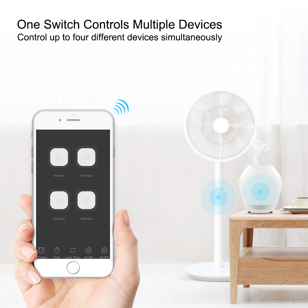 スマートTuyaスイッチ4CHリレーモジュールホームオートメ - Relay Module 4 Channel のレビューと価格