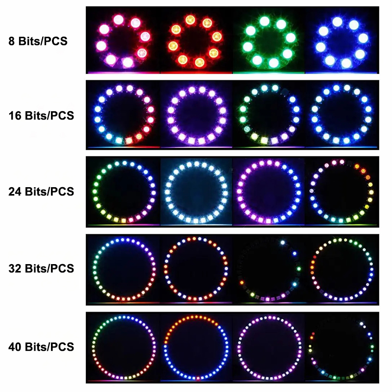 1 ピース SMD5050 RGB ピクセル WS2812  - Ws2812B のレビューと価格