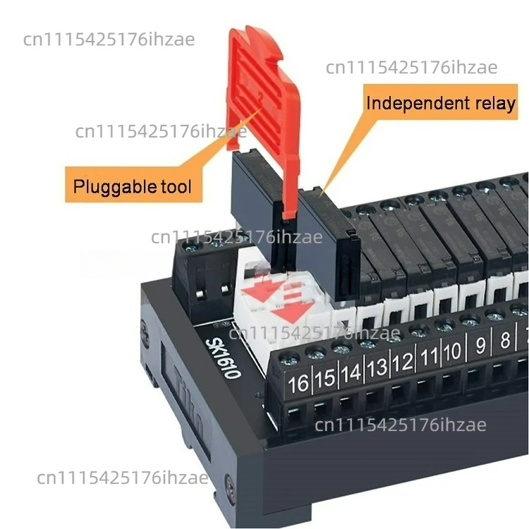 SK/SYシリーズリレーモジュールPLCアンプDINレールボ - Relay Module 4 Channel のレビューと価格