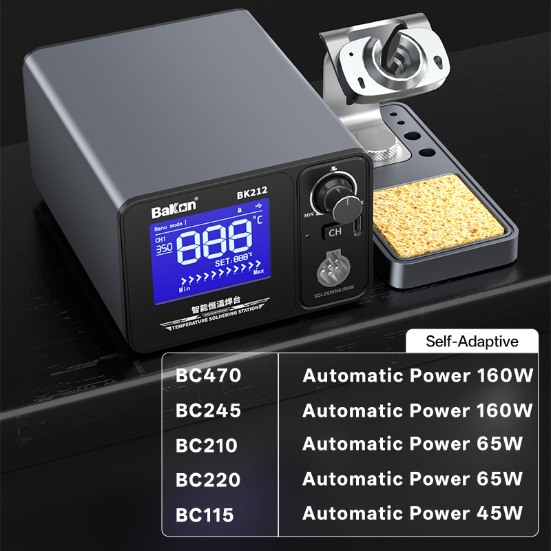 Bakon BK212 スマートはんだ付けステーション 18 - Soldering Iron Temperature Probe のレビューと価格