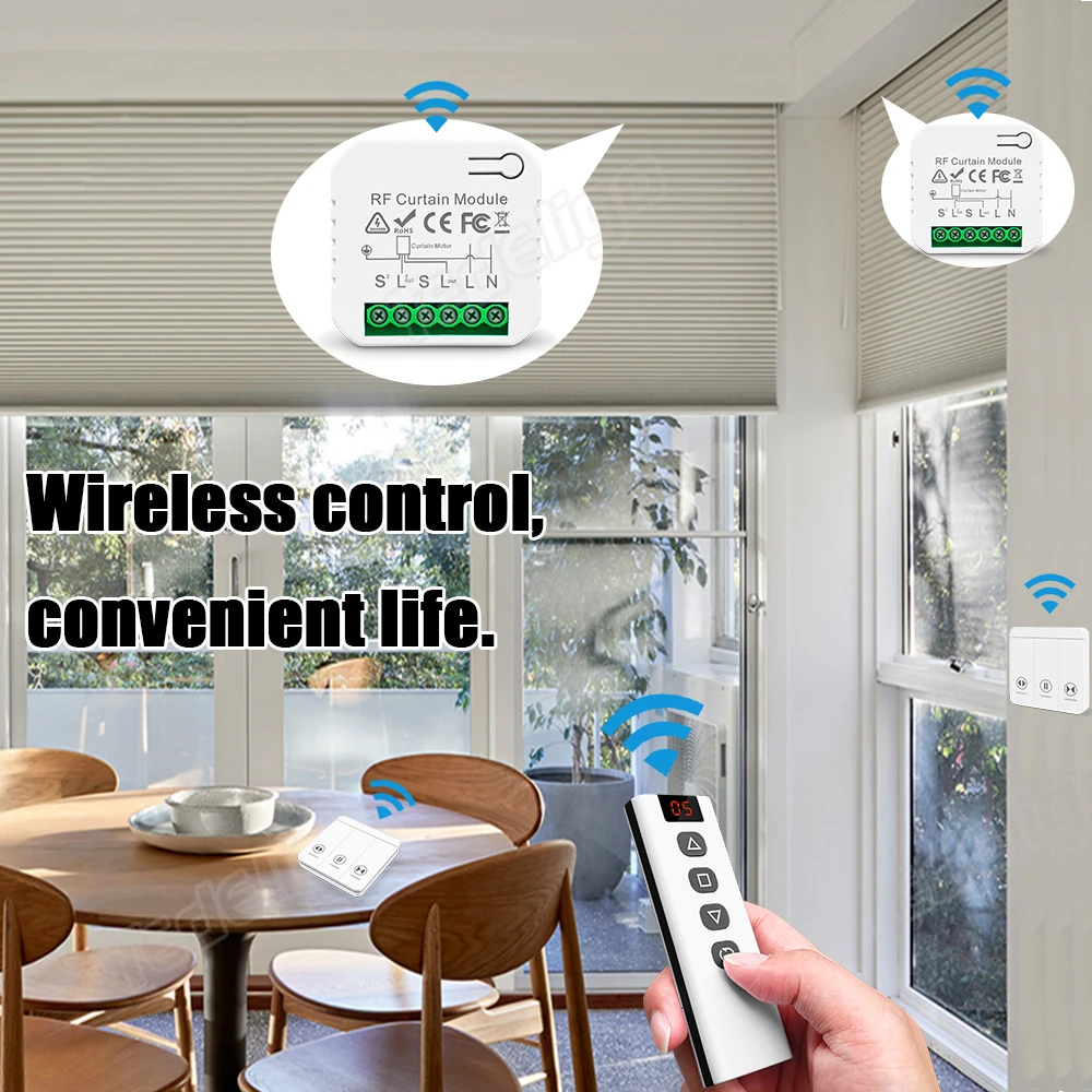 シャッタースイッチモジュール,433 MHz,220V,10 - Ir Remote Module のレビューと価格