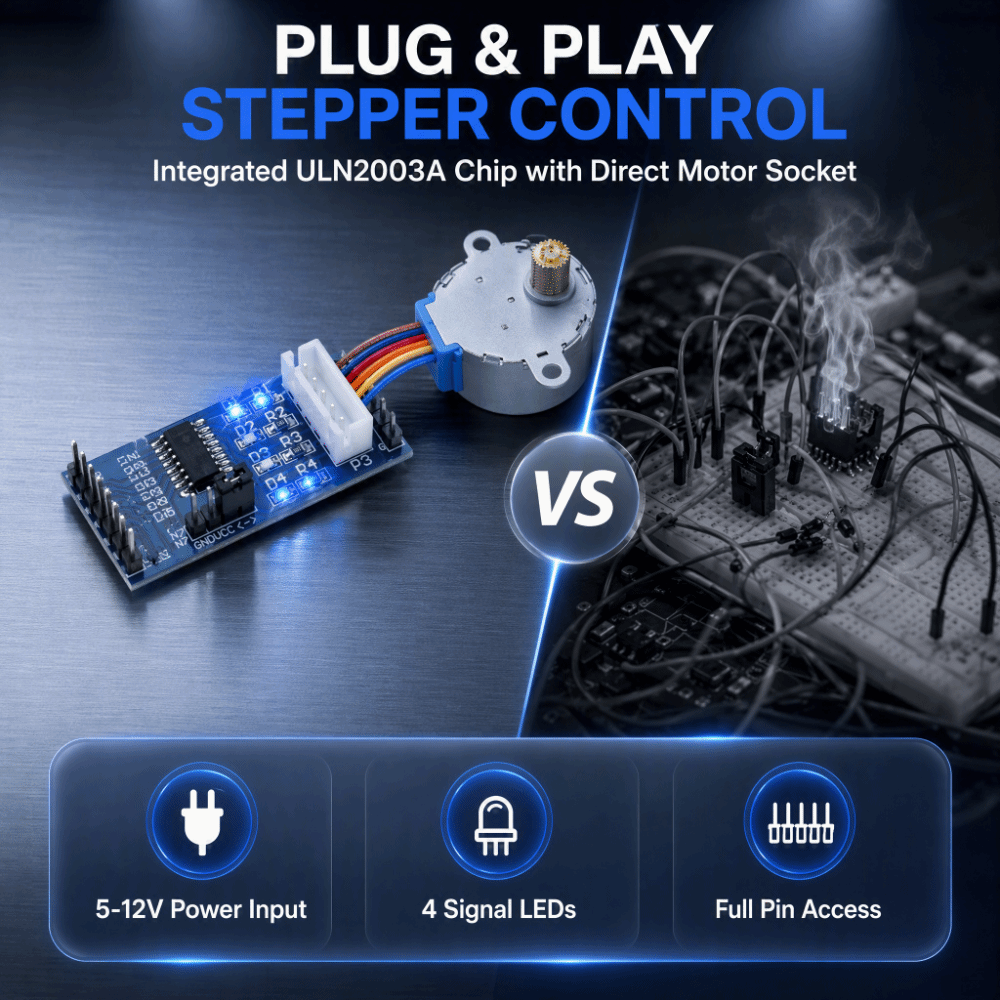 5個入り 5-12V DCステッピングモータードライバーボー - Stepper Motor 28Byj のレビューと価格