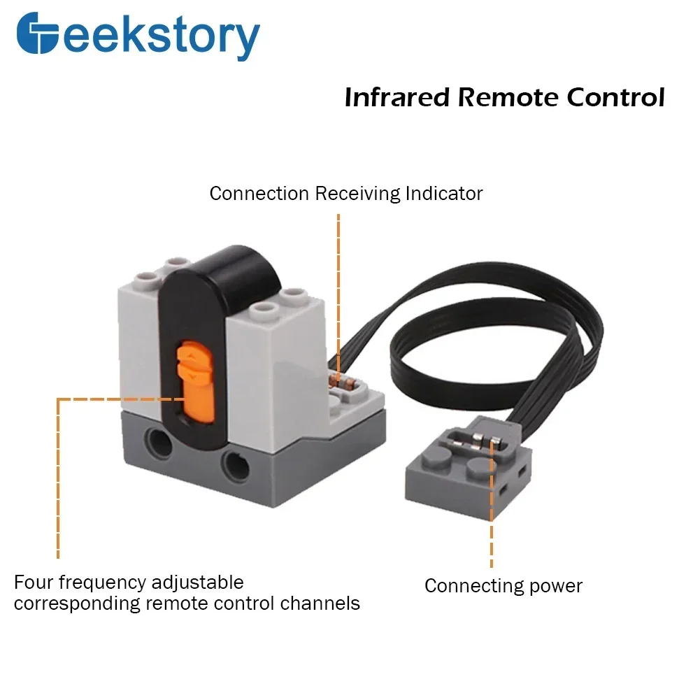 テクニカル MOC 電源機能部品赤外線リモコン受信機セット  - Ir Remote Module のレビューと価格