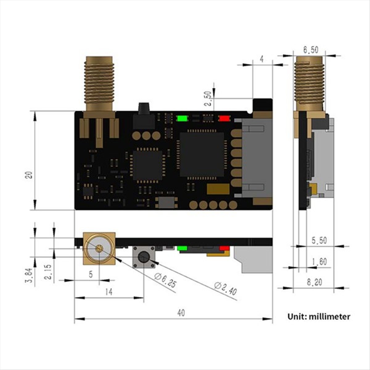 ☶ ❈ ＊ ♥ AC1575-2個 SX1278 433M  - Lora Sx1278 のレビューと価格