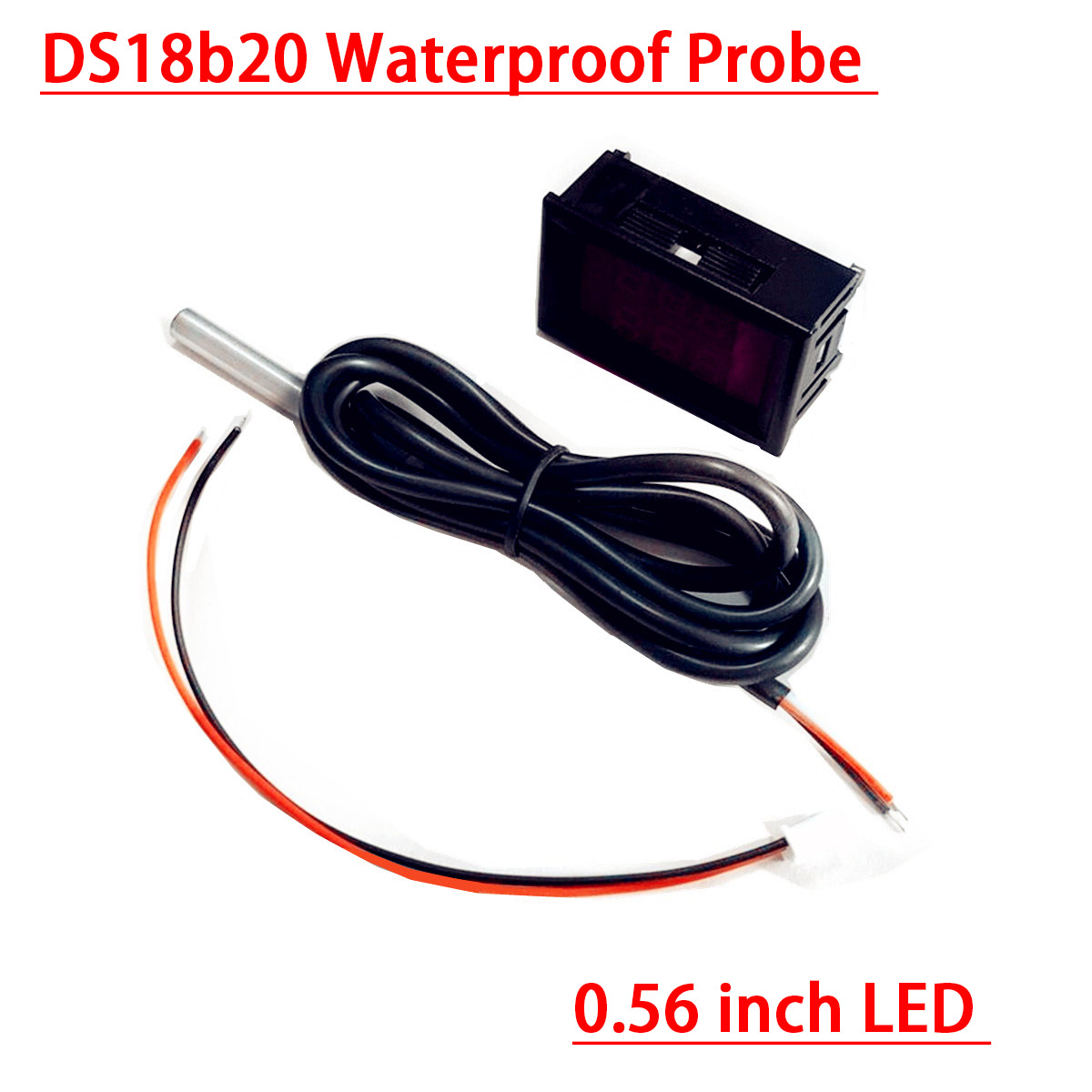 DC 12V 24V DS18b20 LED デジタル温度計 - Ds18B20 のレビューと価格
