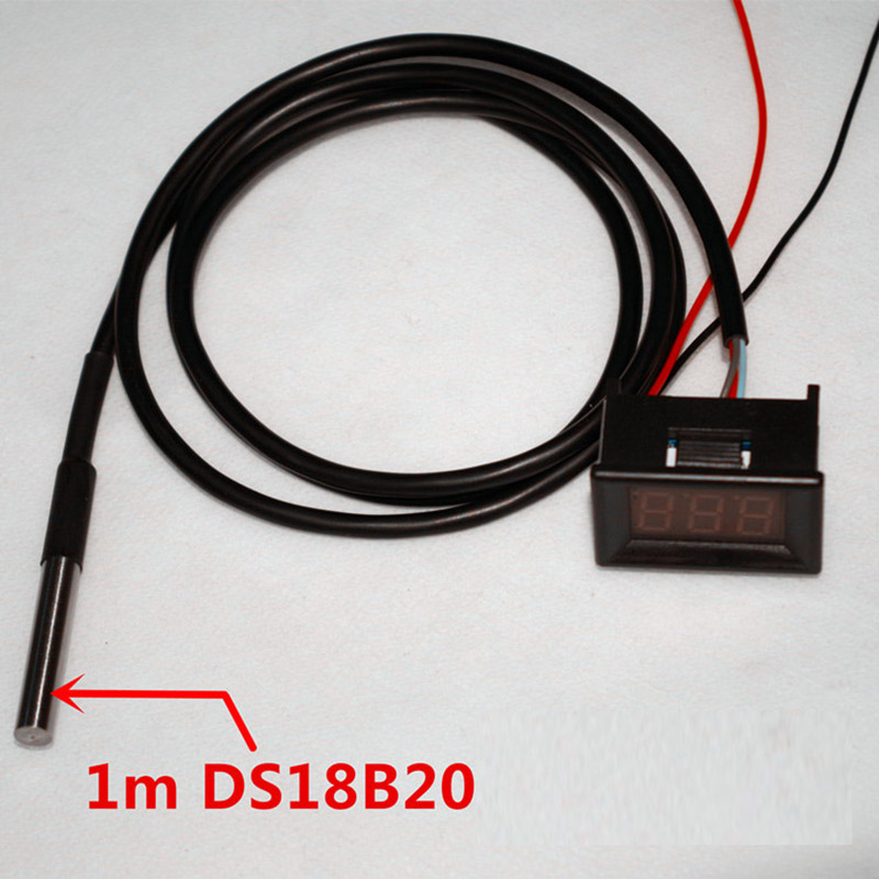 DC 12V 24V DS18b20 LED デジタル温度計 - Ds18B20 のレビューと価格