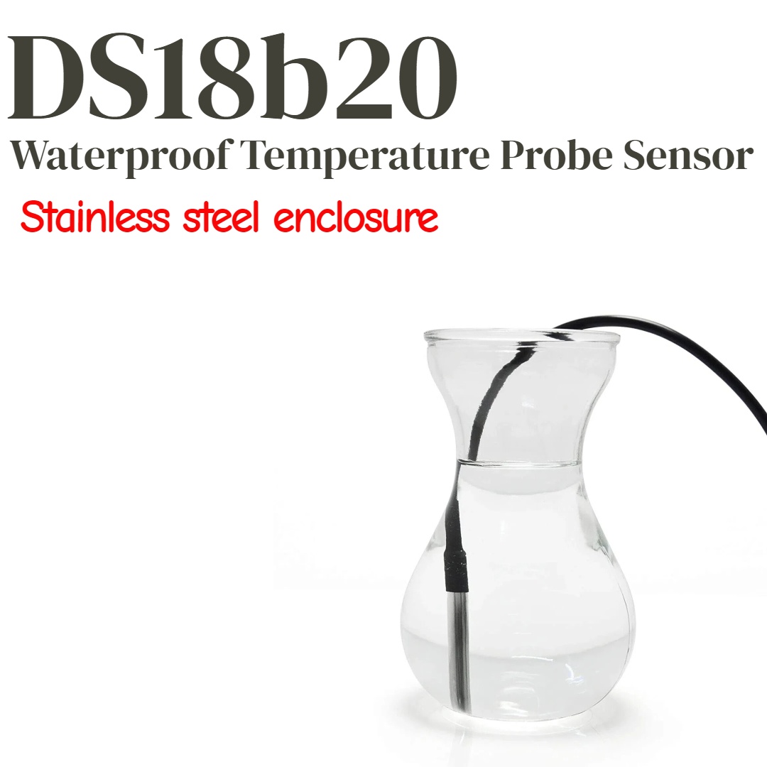 1/5個 DS18b20 温度プローブ 温度センサー 1M  - Ds18B20 のレビューと価格