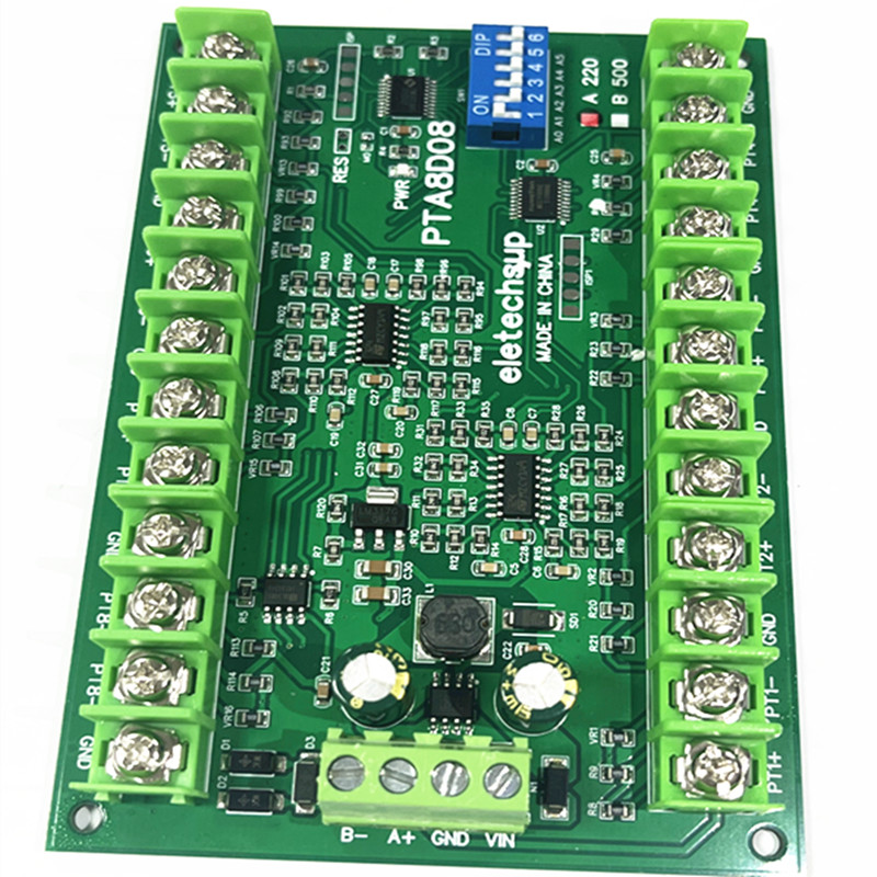 PTA8D08 8AI RS485 アナログ入力 PT100 - Ds18B20 のレビューと価格