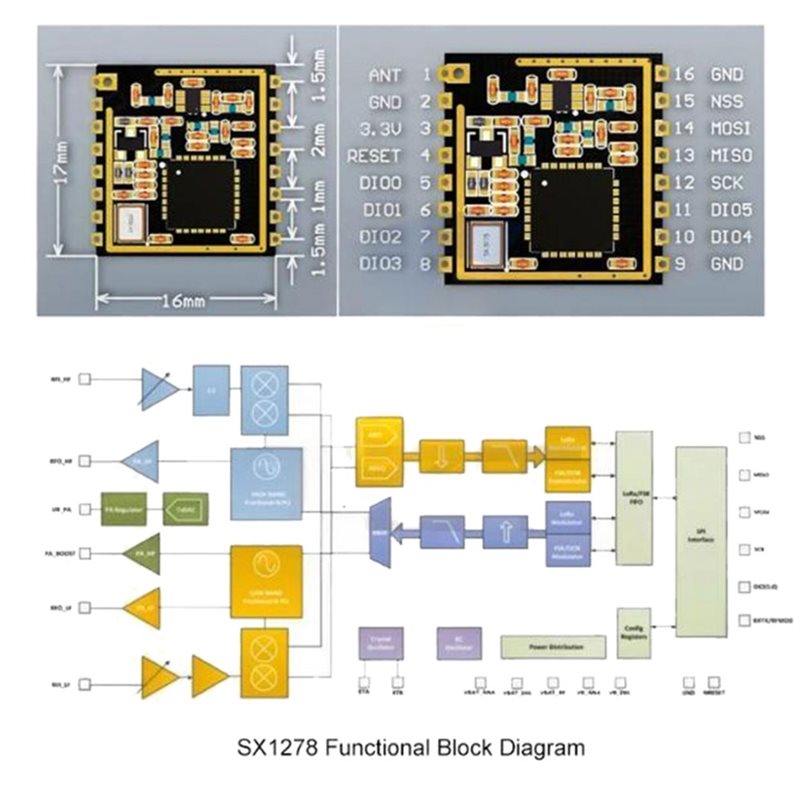 SPI インターフェース伝送モジュール Arduino 互換 - Lora Sx1278 のレビューと価格