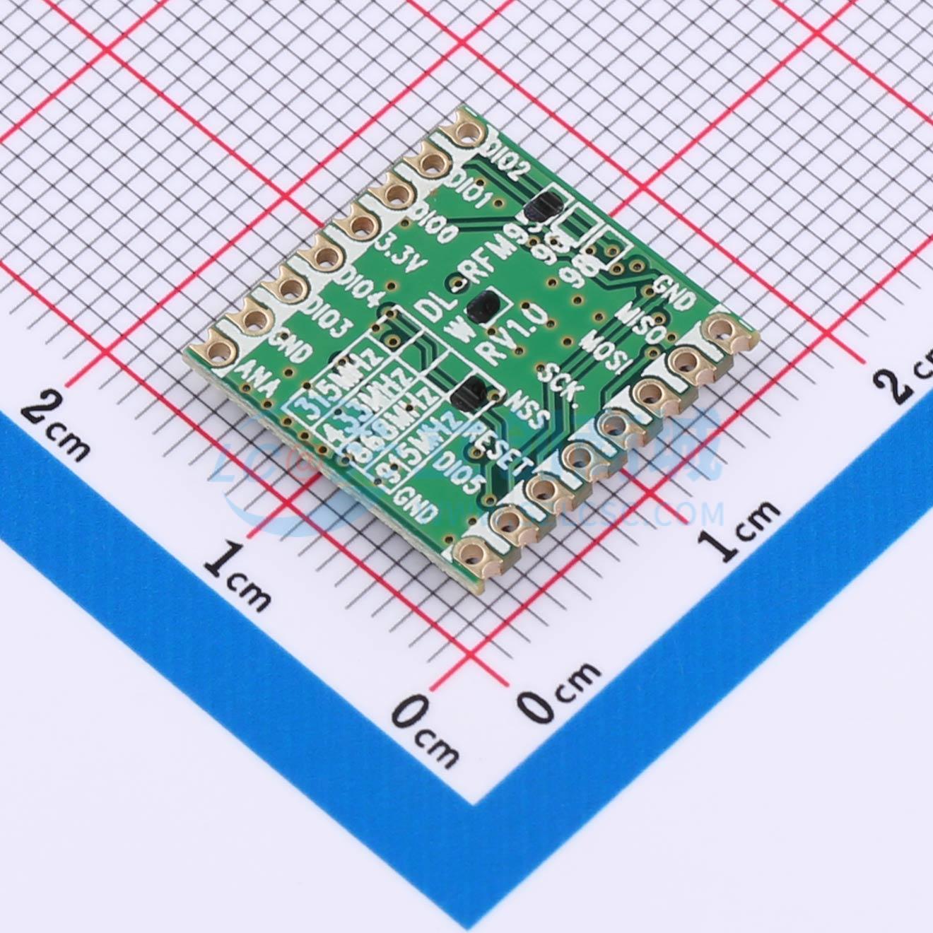 2個 DL-RFM95-915M SMD 16x16mm 9 - Lora Rfm95 のレビューと価格