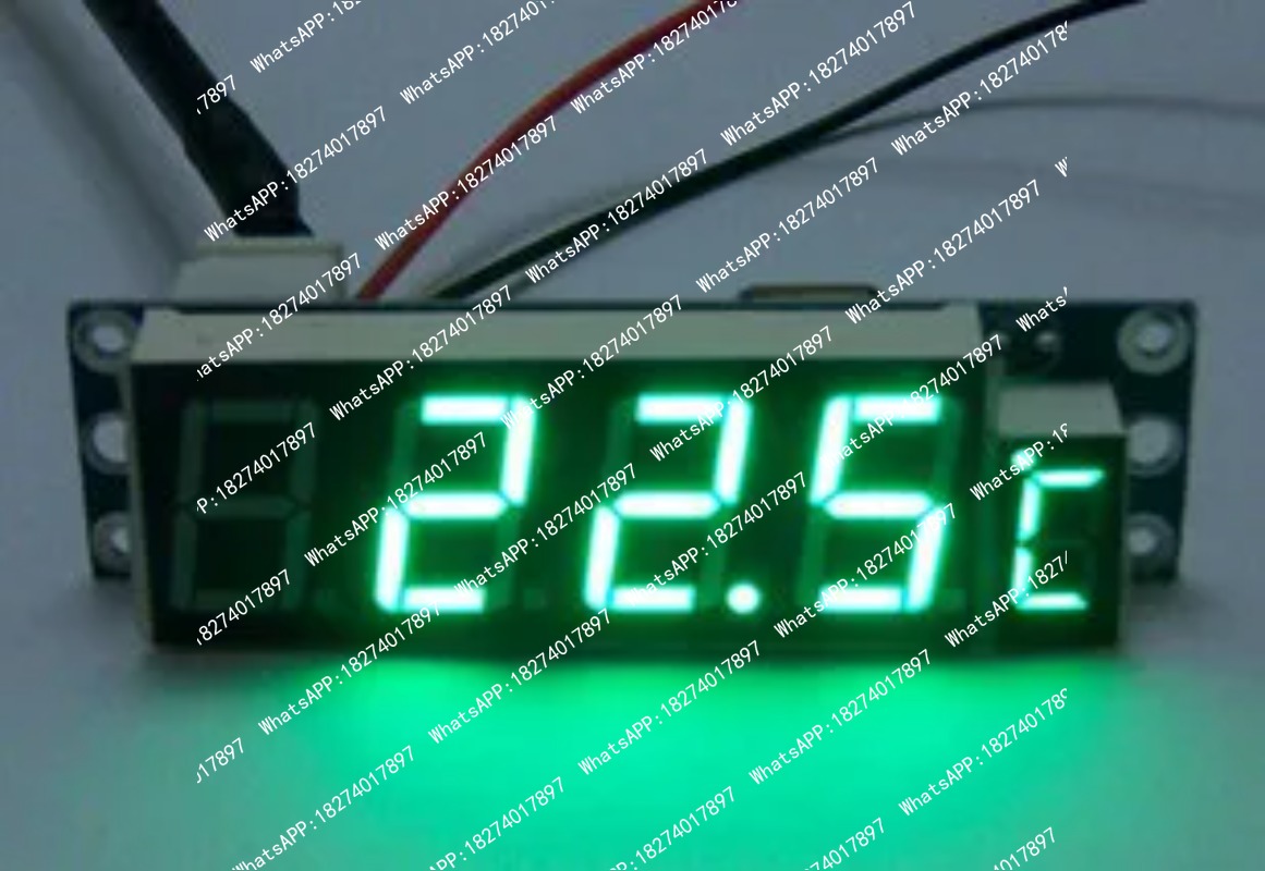 DS18B20 デジタル温度計モジュールディスプレイ 5 色 - Ds18B20 のレビューと価格