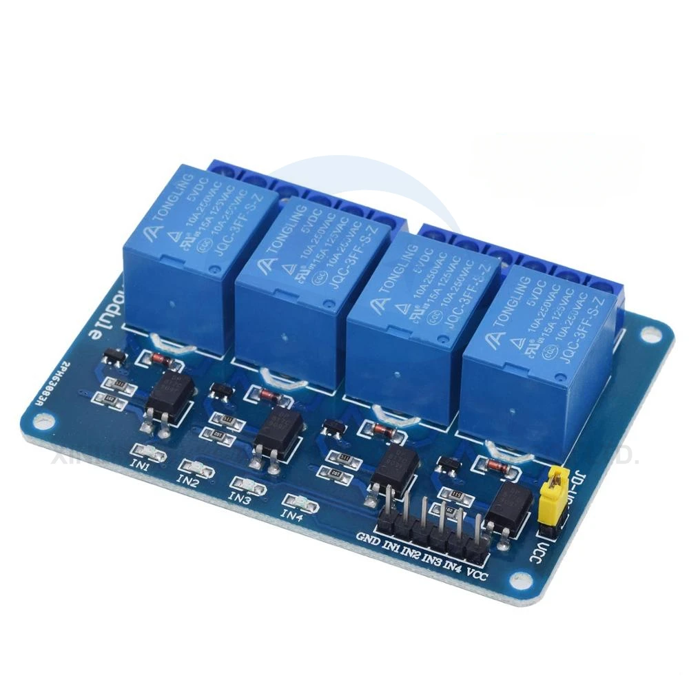 5/12V 1/2/4/6/8 チャンネルリレーモジュール、 - Relay Module 4 Channel のレビューと価格