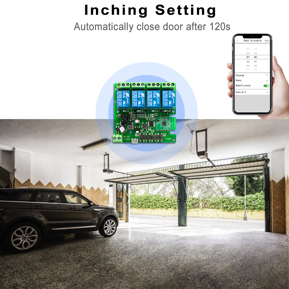 スマートスイッチ,4チャンネル,wifiリレー,DC, AC - Relay Module 4 Channel のレビューと価格
