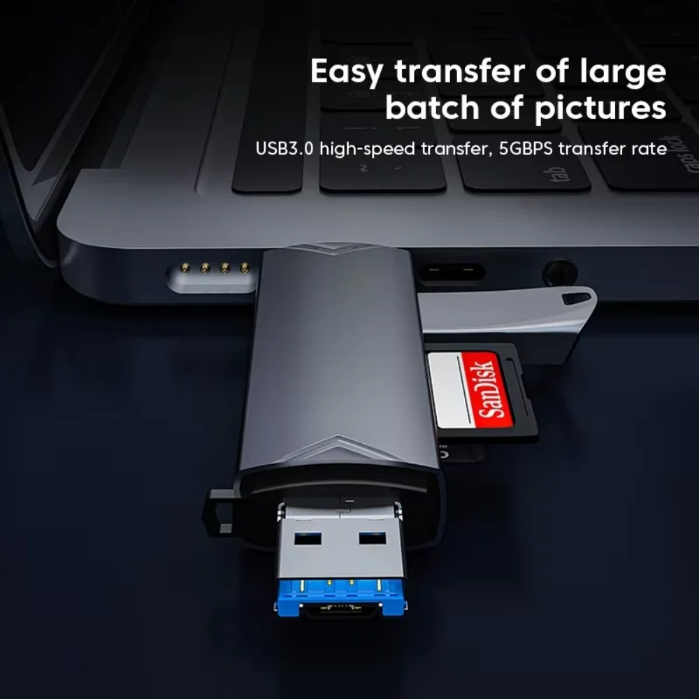 6-in-1 USB 3.0 OTGカードリーダー USB- - Sd Card Module のレビューと価格