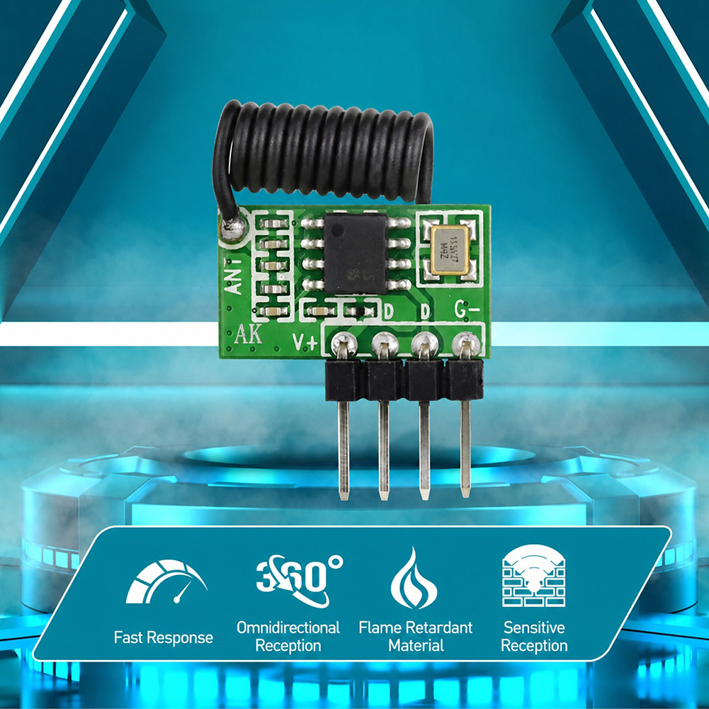 315MHz/433MHz スーパーヘテロダイン RF 受信 - Ir Remote Module のレビューと価格