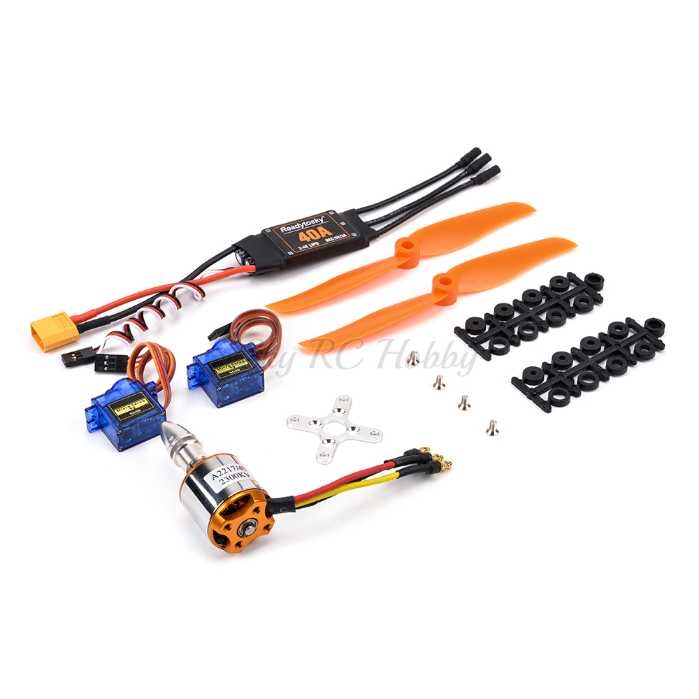 ブラシレスモーターa2217,2217,1100kv,125 - Servo Sg90 のレビューと価格
