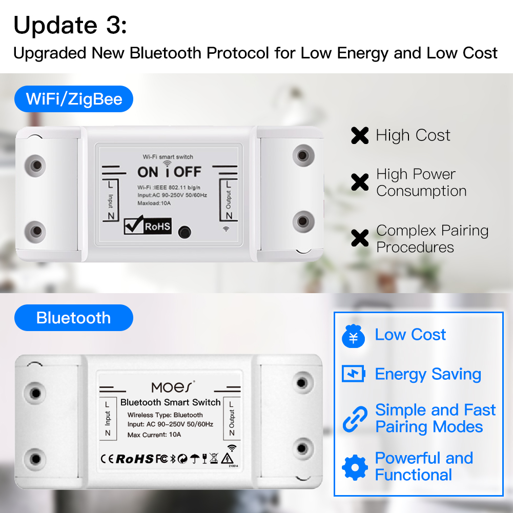 MOES Bluetooth スマート スイッチ リレー モ - Joystick Module のレビューと価格